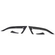 Carbon Fiber Auto Rear Bumper Trim Vents Flics Car Styling for Benz CLA-class W117 CLA250 CLA260 CLA45 AMG 2014-2015