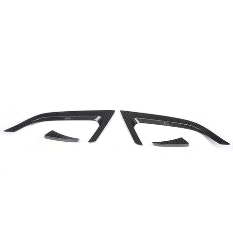Carbon Fiber Auto Rear Bumper Trim Vents Flics Car Styling for Benz CLA-class W117 CLA250 CLA260 CLA45 AMG 2014-2015