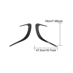 Carbon Fiber C257 Rear Bumper Fins for Mercedes BENZ CLS63 CLS400 CLS500 CLS550 Sedan 4 Door 2018-2019