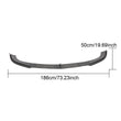Carbon Fiber Front Bumper Lip Spoiler Splitters for Mercedes-Benz E Class E350 E400 4Matic Sport 4 Door Sedan Wagon 2013 - 2015