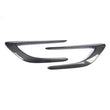 Carbon Fiber / FRP Black Side Fender Vents Trims Canards Fins for Mercedes-Benz C-Class W205 C63 AMG Coupe 2015 2016 2017
