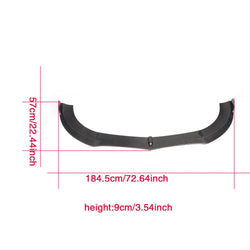 Carbon Fiber / FRP Car Front Bumper Lip Spoiler Splitters for Mercedes-Benz CLS400 CLS550 W218 2015 - 2017 Front Splitters