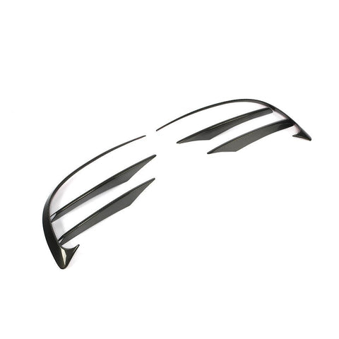 C257 Front Bumper Canards with Carbon Fiber Fog Lamp Vents for Mercedes Benz CLS400 CLS550 Sport 2018 2019