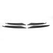 4PCS Carbon Fiber Front Bumper Vents Trim for Mercedes Benz E-Class C238 E200 E300 E500 E43 Sport 17-18