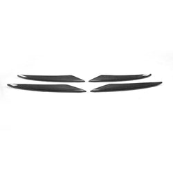4PCS Carbon Fiber Front Bumper Vents Trim for Mercedes Benz E-Class C238 E200 E300 E500 E43 Sport 17-18