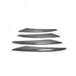 4PCS Carbon Fiber Front Bumper Vents Trim for Mercedes Benz E-Class C238 E200 E300 E500 E43 Sport 17-18