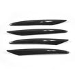 4PCS Carbon Fiber Front Bumper Vents Trim for Mercedes Benz E-Class C238 E200 E300 E500 E43 Sport 17-18