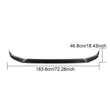 Carbon Fiber W464 G63 Front Bumper Lip for Mercedes Benz G-Class G500 G550 G55 G63 AMG 2018 2019