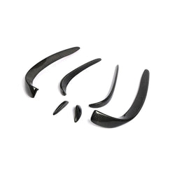 C class Carbon Fiber Front Bumper Vent Trims for Mercedes Benz W205 C300 C350 C200 2014-2017