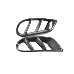 W205 C63 Carbon Fiber Front Bumper Air Vent Cover Frame grill For Mercedes Benz C180 C200 2015 - 2017