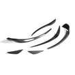 CLA Class Carbon Moulding Trims Bumper Aprons Flaps for Mercedes W117 C117 4Dr Cla250 14-15 6Pcs/Set