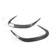 Carbon Rear Bumper Fins for Mercede s Ben z S-Class S500 S550 S63 S65 AMG Coupe14-18