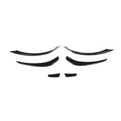 Black Painted FRP CLA45 Front Bumper Trims for Mercedes Benz CLA250 Sport 13-15