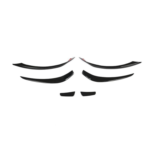 Black Painted FRP CLA45 Front Bumper Trims for Mercedes Benz CLA250 Sport 13-15