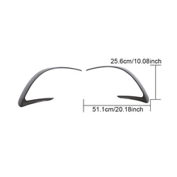 Mercedes Benz AMG GT43 GT50 GT53 Sedan 19-20 Carbon Fiber Rear Bumper Air Vent Fins Canards Body Kits