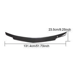 For Mercedes Benz W212 Sedan 10-16 Carbon Fiber Rear Trunk Spoiler Boot Wing Lip