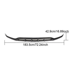 X253 Front Spoiler Lip Carbon Fiber for Mercedes Benz GLC300 GLC350 GLC43 Sport Utility 4-Door 2020