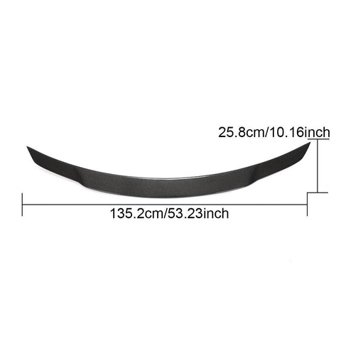 Carbon Fiber Rear Trunk Spoiler for Mercedes Benz SLK SLC Class R172 2011-2019