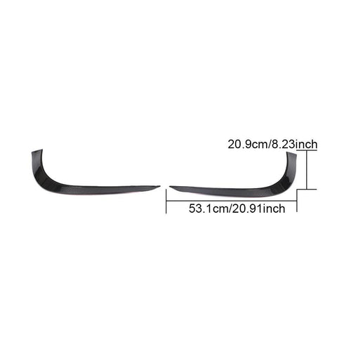 Carbon Fiber R172 Front Bumper Canards for Mercedes Benz SLC Class SLC180 200 300 Convertible 2-Door 2016-2019