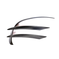 Carbon Fiber W205 C205 A205 Front Canards for Mercedes Benz C Class C200 C300 2D 4D 2019-2020