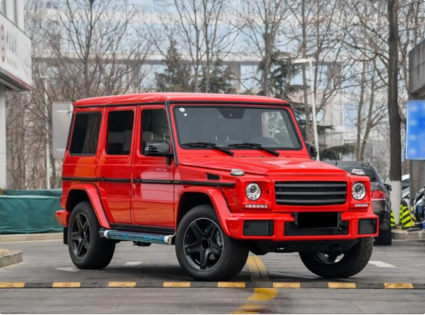 Carbon Fiber C column decorative strip for Mercedes-Benz G Class G55 G63 G65 04-18