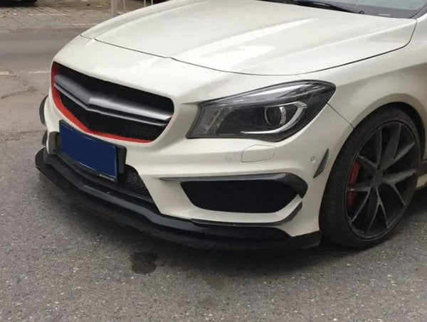 CLA Class Carbon Moulding Trims Bumper Aprons Flaps for Mercedes W117 C117 4Dr Cla250 14-15 6Pcs/Set