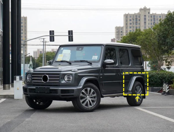 For Mercedes Benz W463 Base Wagon 19UP Real Dry Carbon Fiber Wheel Eyebrow Arch Trim Lips Fender Flares Protector