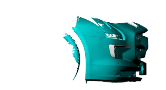 Carbon Fiber C197 Front Fog Lamp Vents Trim Flats for Mercedes Benz R197 SLS AMG GT 2010-2014