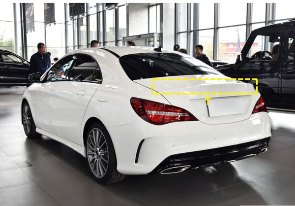 Carbon Fiber Rear Trunk Wing Spoiler for Mercedes-Benz CLA Class C117 Sedan 2013-2019