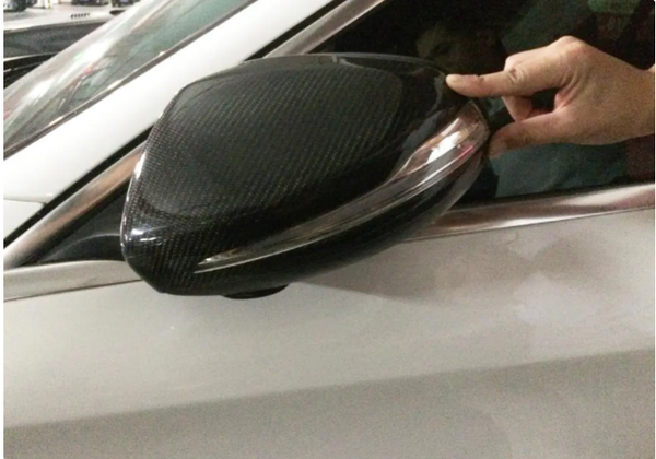 Autoclave Dry Carbon Fiber W205 Side Mirror Cover for Mercedes Benz C class W205 15-17