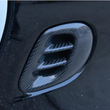 Carbon fiber Air duct Vent Fender Trim for Smart Fortwo Coupe 2016-2017
