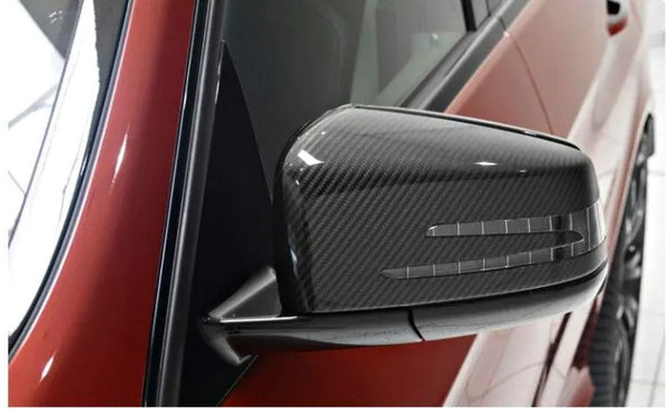 Auto Carbon Fiber Side View Mirror Cover for Mercedes W166 ML350 GL350