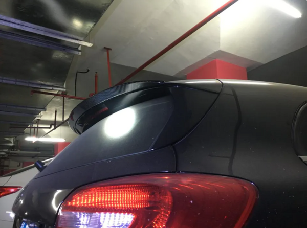 Car-Styling Carbon Fiber Racing Auto Rear Trunk Duck Spoiler Lip Wing for Mercedes Benz A-Class W176 2013 - 2017