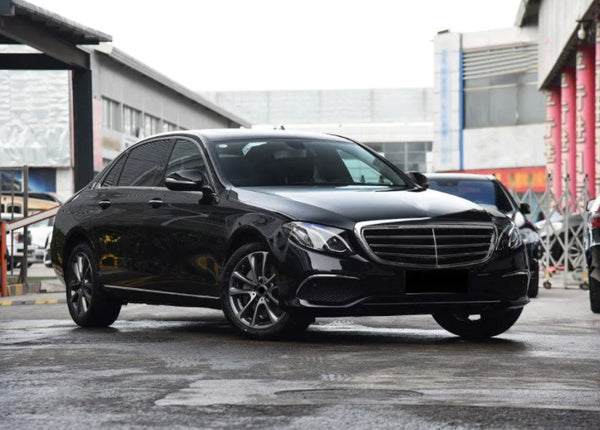 Carbon Fiber Front Lip for Mercedes Benz W213 E300 E350 E400 E500 Sedan 4 Door 2016-2018