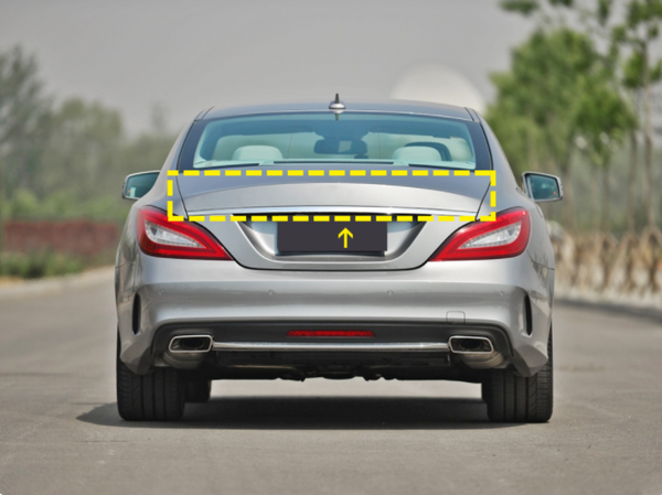 Carbon Fibre W218 Car Ducktail Spoiler for Mercedes Benz CLS400 CLS500 CLS550 AMG Sedan 4-Door 12-17