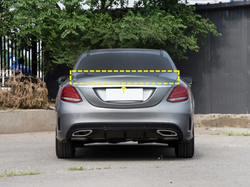 W205 Rear Boots Spoiler for Mercedes-Benz C Class C43 C63 AMG 2015-2020