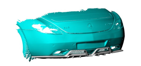 Carbon Fiber C197 Rear Diffuser for Mercedes Benz SLS AMG GT R197 2010-2014