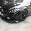 Carbon Fiber Front Lip for Mercedes-Benz C-Class W205 C63 AMG 2015-2020