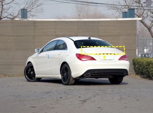 Carbon Fiber Rear Trunk Spoiler for Mercedes Benz C117 CLA250 CLA200 CLA45 AMG 2013-2018