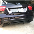 Carbon Fiber Rear Bumper Diffuser Splitters Canards for Mercedes-Benz A Class W176 A180 A200 A250 A45 AMG 2013 - 2018