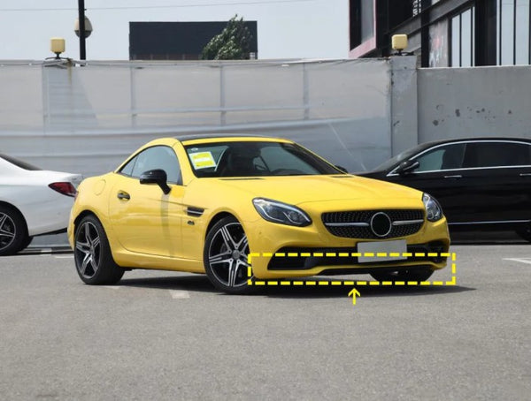 Carbon Fiber R172 Front Lip for Mercedes Benz SLC Class SLC180 200 300 Convertible 2-Door 2016-2019