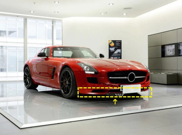Carbon Fiber C197 Front Lip Splitter for Mercedes Benz R197 SLS AMG GT Convertible 2010-2014