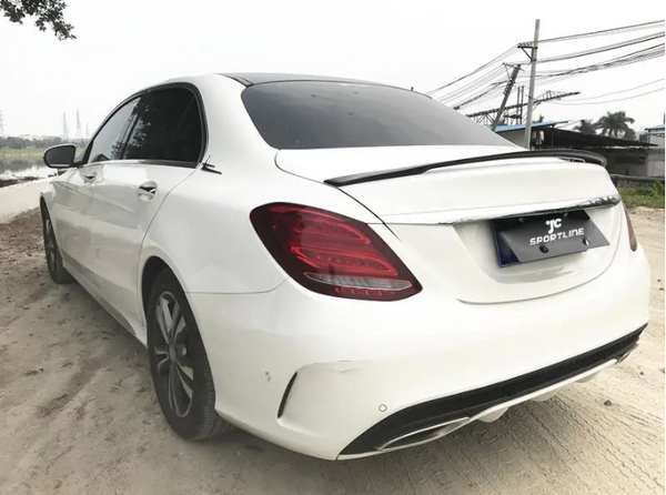 Carbon Fiber Rear Trunk Spoiler Wing For Benz W205 C180 C200 C250 C300 2015-2020