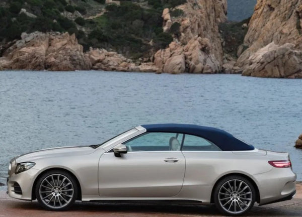 Carbon Fiber Black Side Skirts Extensions Body Lip for Mercedes-Benz E Class C238 E200 Sport Coupe 2 Door 2017 2018