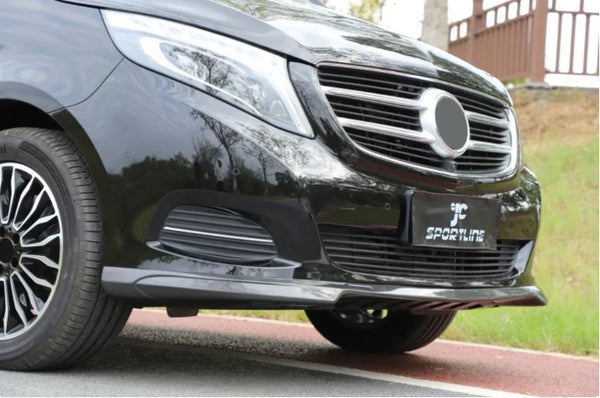 Carbon Fiber Front Bumper Lip for Mercedes Benz V class V250 Vito Standard 2016-2018