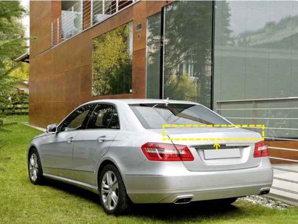 For Mercedes Benz W212 Sedan 10-16 Carbon Fiber Rear Trunk Spoiler Boot Wing Lip