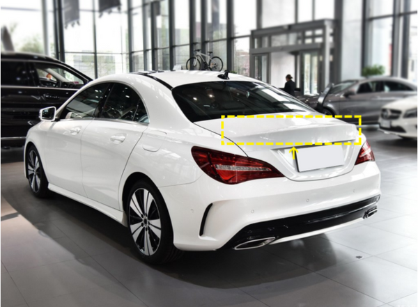 Carbon Fiber C117 CLA250 Ducktail Spoiler for Mercedes Benz CLA200 CLA45 AMG 14-19 RT Style