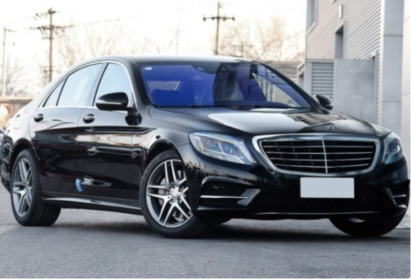 Carbon Fiber Front Bumper Canards for Mercedes Ben z S Class S63 AMG Sedan 4-Door 2014-2016