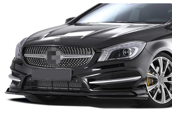 Carbon Fiber Front Bumper Lip Splitters Side Aprons for Mercedes-Benz W117 CLA250 CLA260 CLA45 AMG Sedan 2013 - 2015