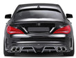 Carbon Fiber Rear Bumper Diffuser Lip for Mercedes-Benz CLA-Class C117 CLA250 CLA260 CLA45 AMG Sedan 2013 2014 Exhaust
